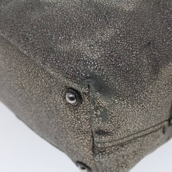 SAINT LAURENT Shoulder Bag Canvas Gray 208314 Auth 42721 - Picture 15 of 16